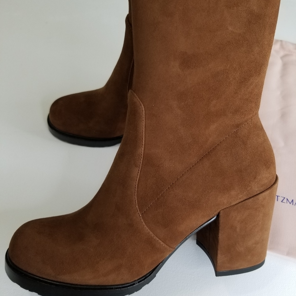 NIB Stuart Weitzman Dalenna Suede Boot - Picture 6 of 14